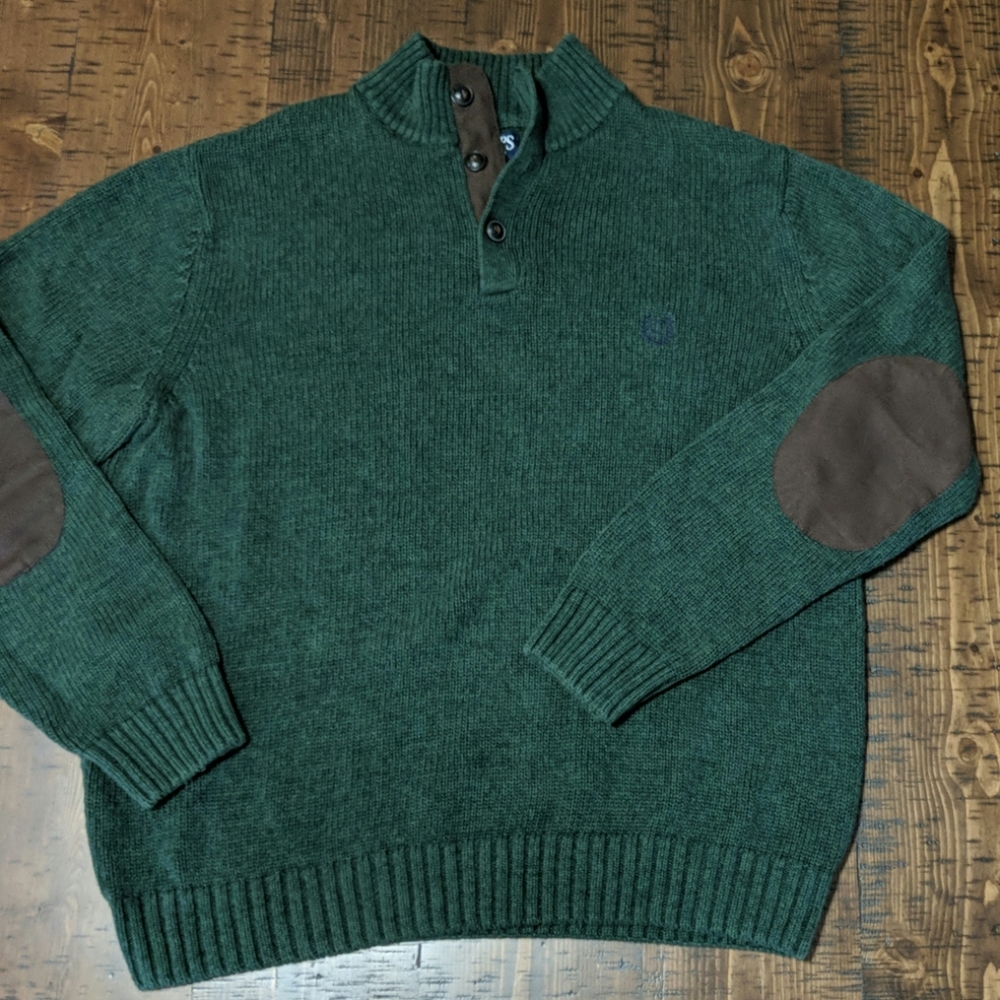 Chaps hunter green sweater